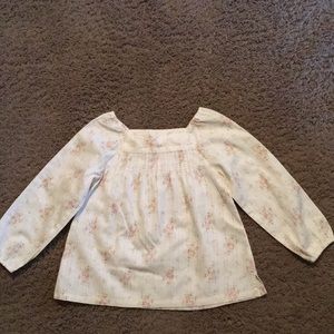 Vintage Gymboree Spring Blossoms print top Sz 4